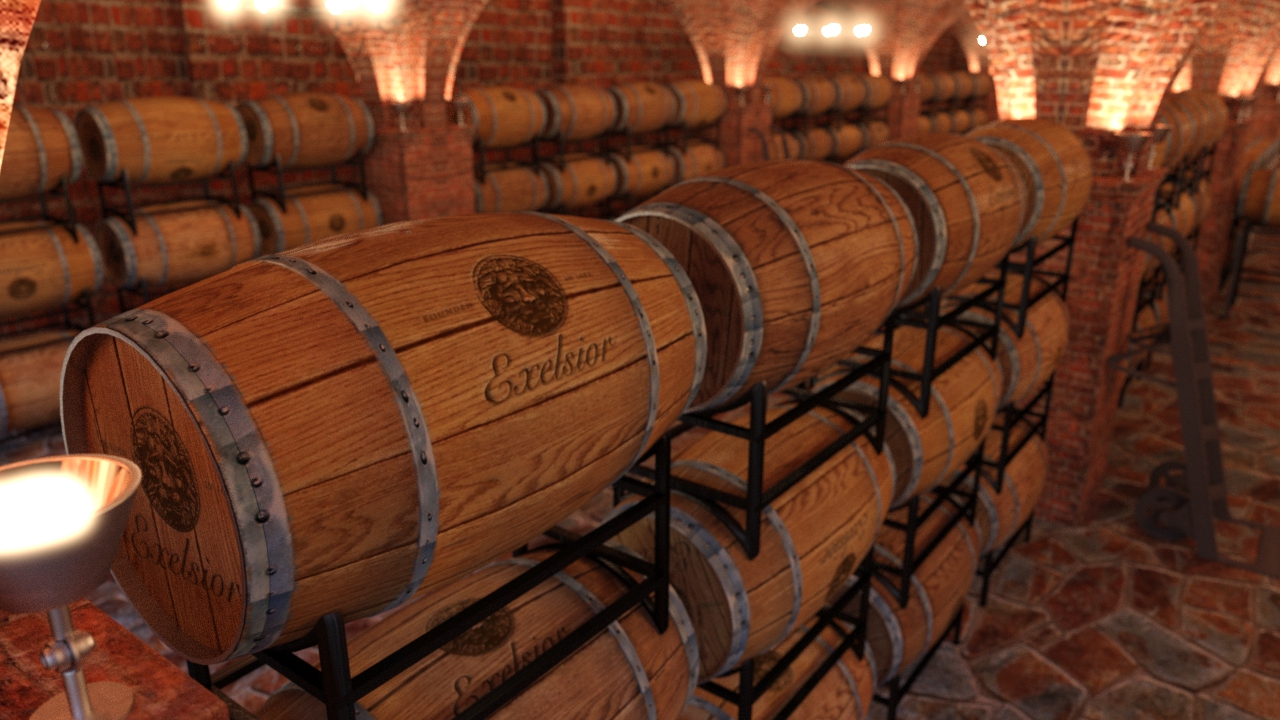 Wine Storage by: PerspectX, 3D Models by Daz 3D