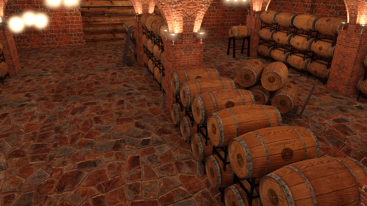 Wine Storage by: PerspectX, 3D Models by Daz 3D