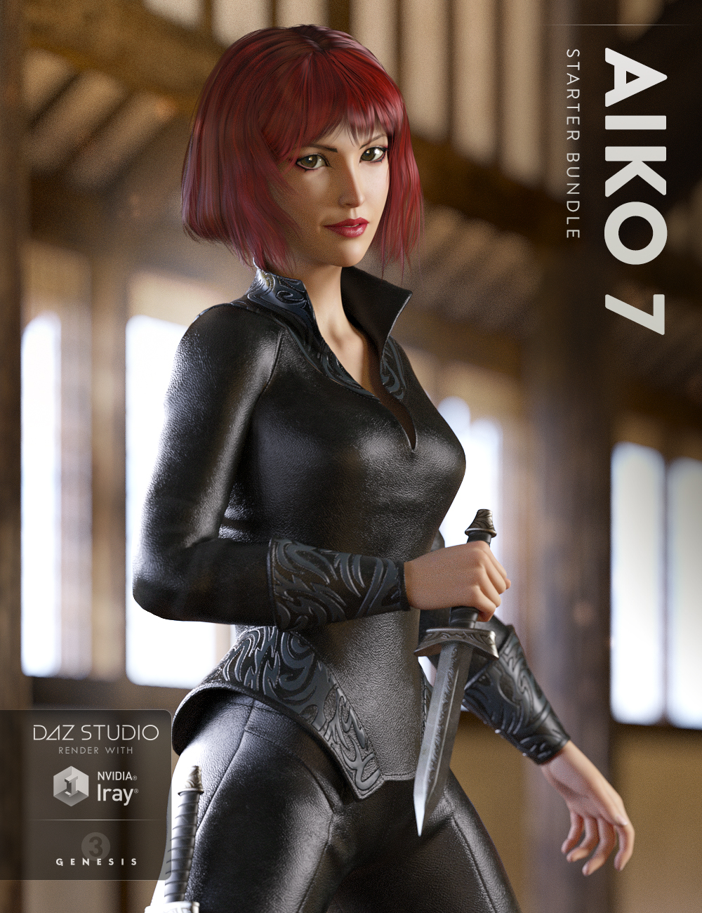 Aiko 7 Starter Bundle by: , 3D Models by Daz 3D