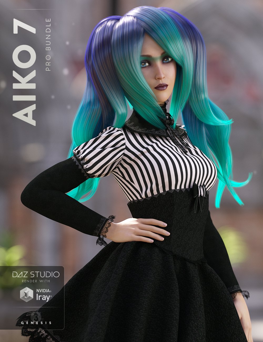 Aiko 7 Pro Bundle by: , 3D Models by Daz 3D