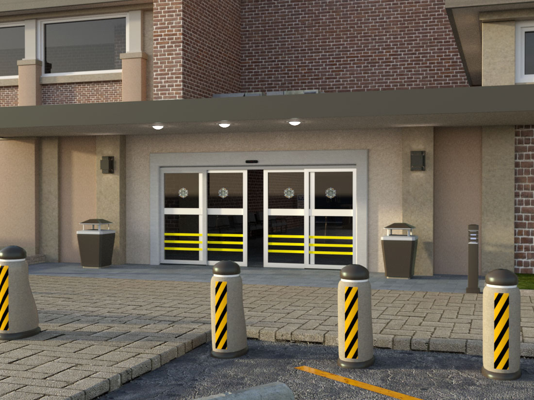 1stBastion Buildings: Police Station by: FirstBastion, 3D Models by Daz 3D