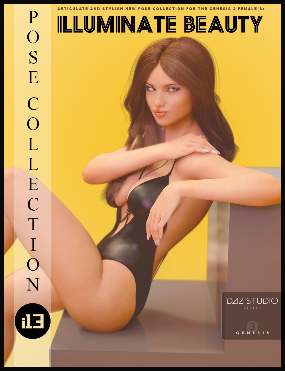 i13 Illuminate Beauty Pose Collection for the Genesis 3 Female(s) by: ironman13, 3D Models by Daz 3D