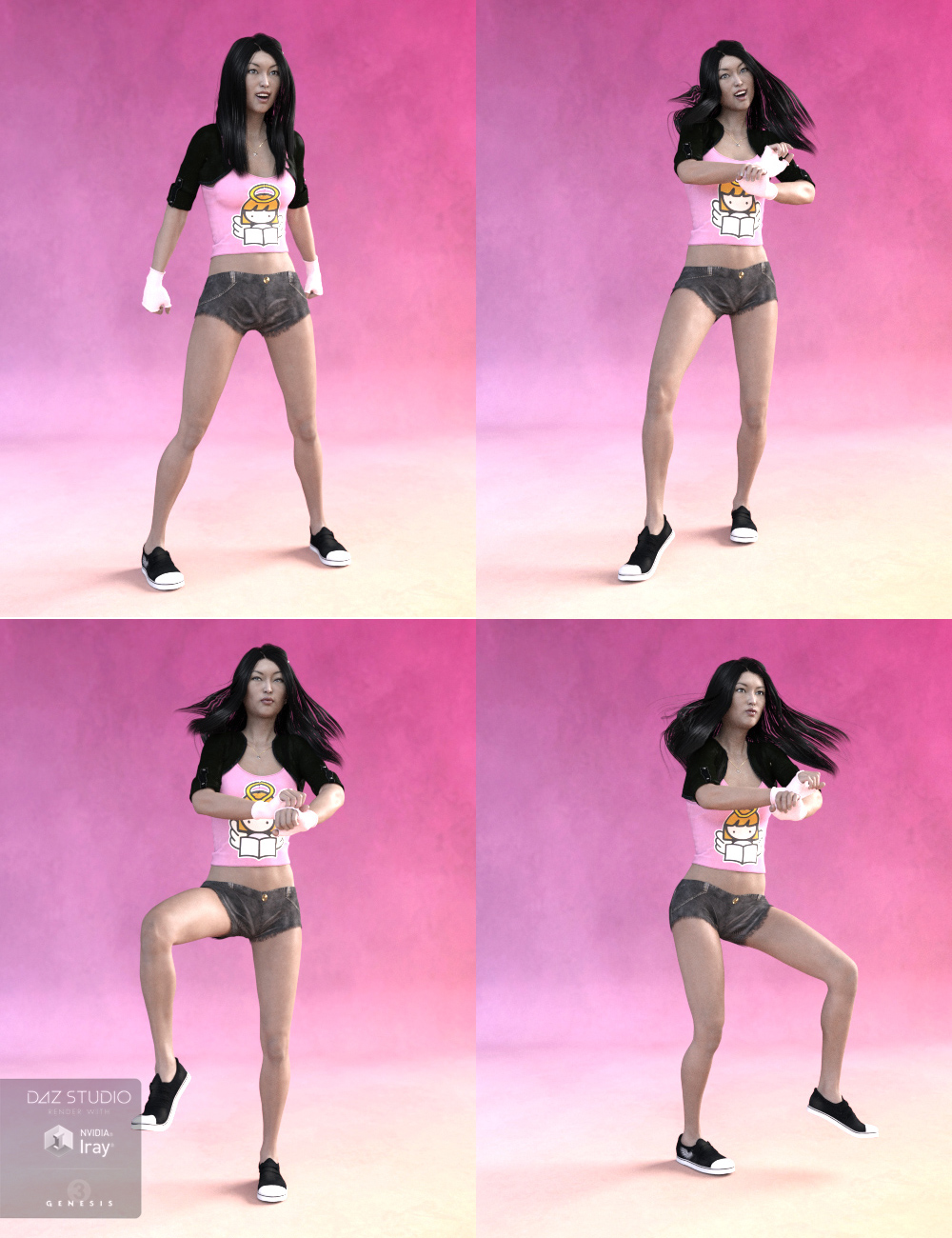 Pop Diva Poses for Mei Lin 7 and Genesis 3 Female(s) by: Diane, 3D Models by Daz 3D