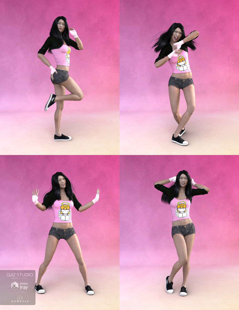 Pop Diva Poses for Mei Lin 7 and Genesis 3 Female(s) by: Diane, 3D Models by Daz 3D