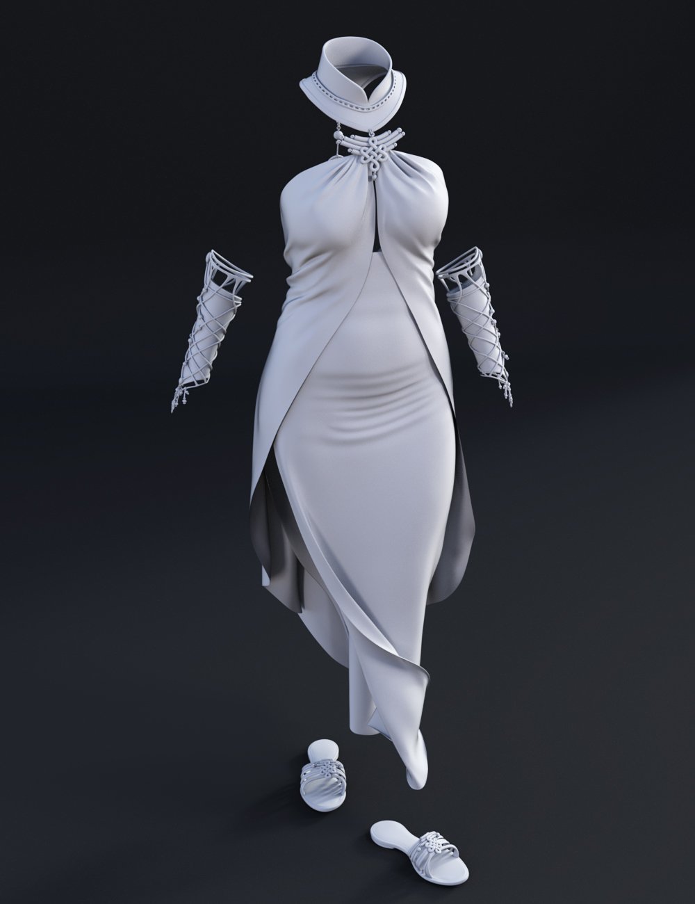 Jade Dream Outfit for Genesis 3 Female(s) Jade Dream Outfit for Genesis 3 Female(s) by: SarsaMada, 3D Models by Daz 3D