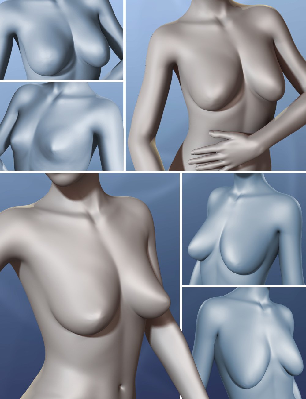 Natural Breast Shapes for Genesis 3 Female(s) by: Dogz, 3D Models by Daz 3D