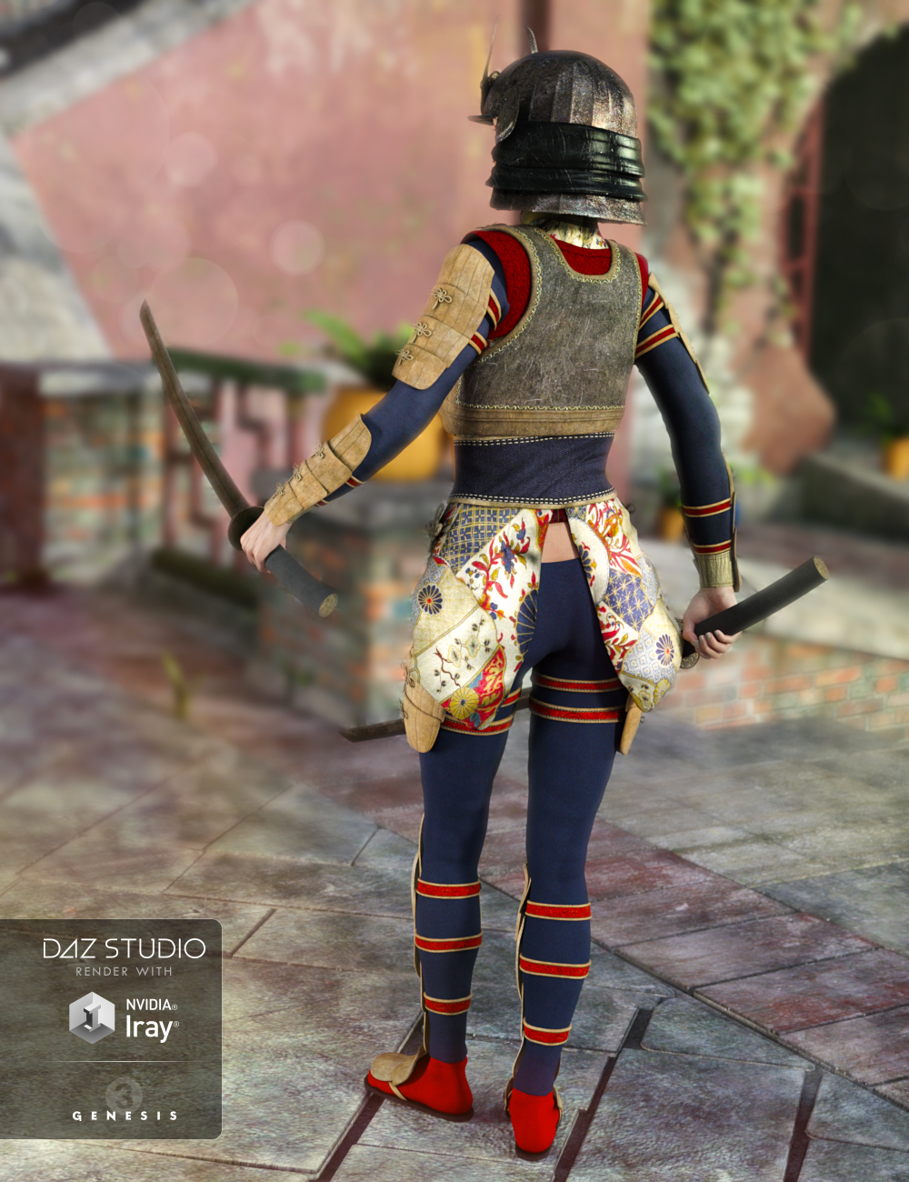 Nitsu Hinshi Samurai Armor for Genesis 3 Female(s) Nitsu Hinshi Samurai Armor for Genesis 3 Female(s) by: Barbara BrundonSarsa, 3D Models by Daz 3D