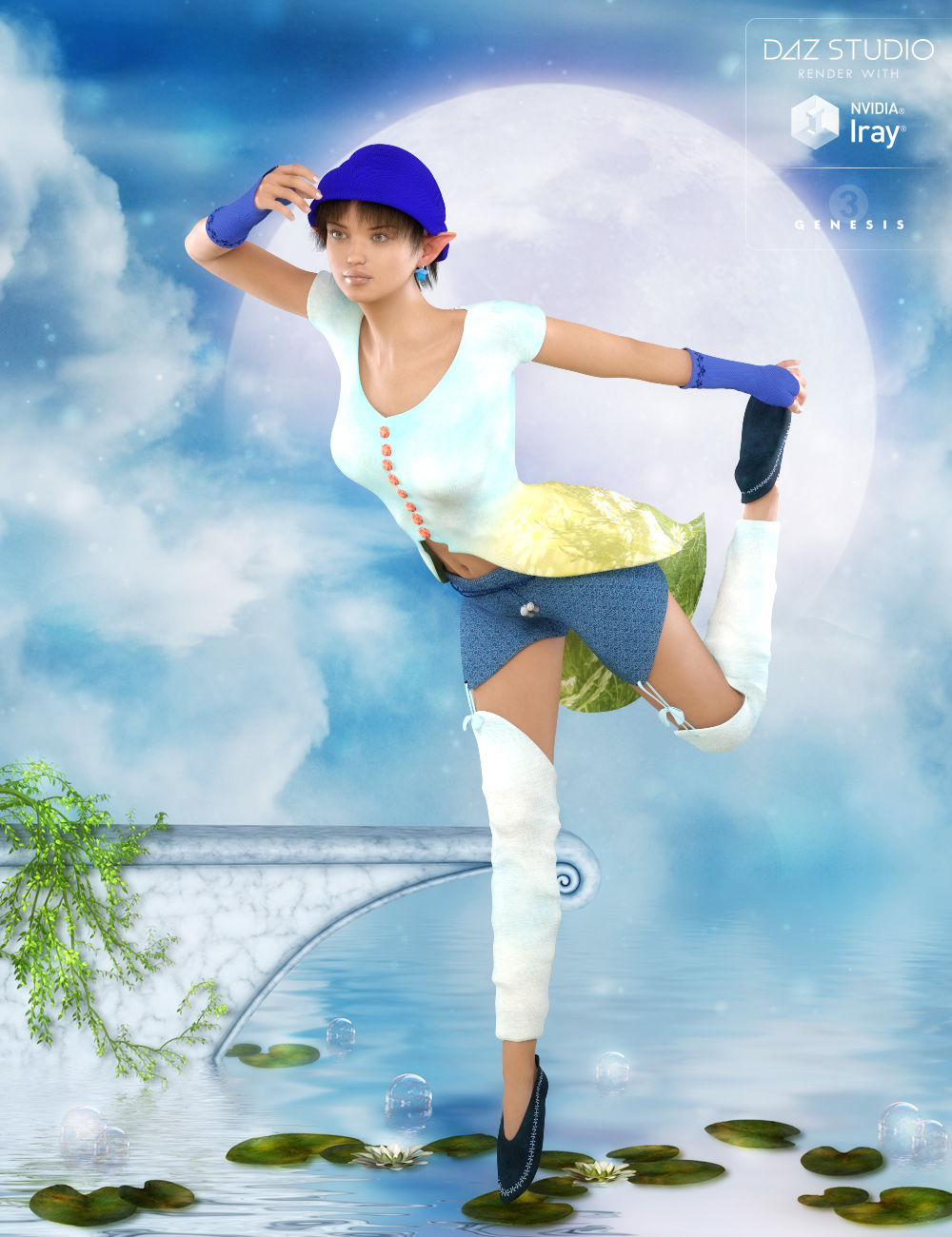 Sprite for Genesis 3 Female(s) Sprite for Genesis 3 Female(s) by: Amaranth, 3D Models by Daz 3D