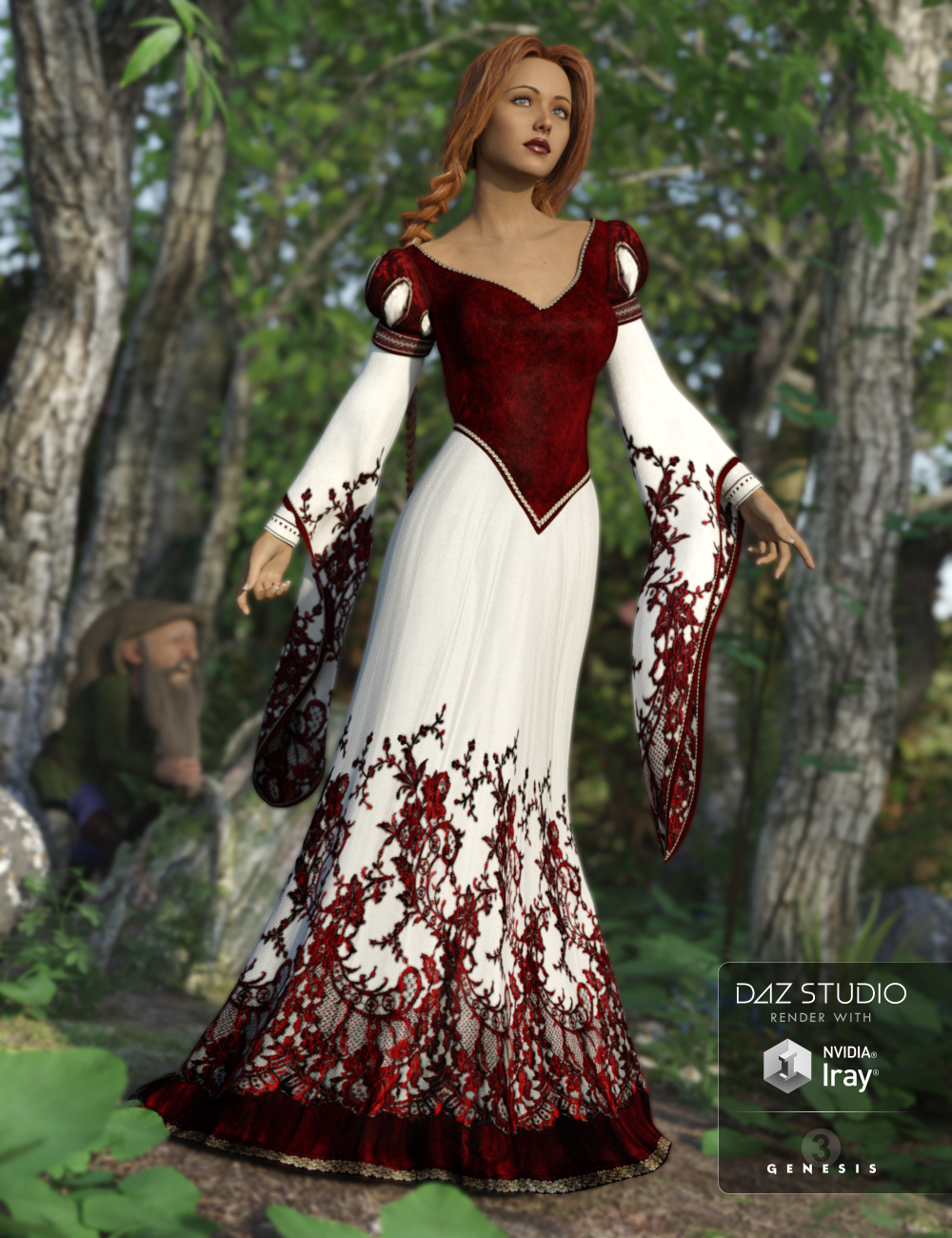 Fairy Tales: Snow White and Rose Red Fairy Tales: Snow White and Rose Red by: Sarsa, 3D Models by Daz 3D