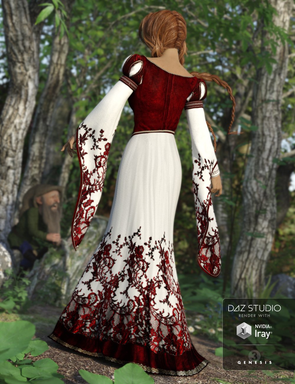 Fairy Tales: Snow White and Rose Red by: Sarsa, 3D Models by Daz 3D
