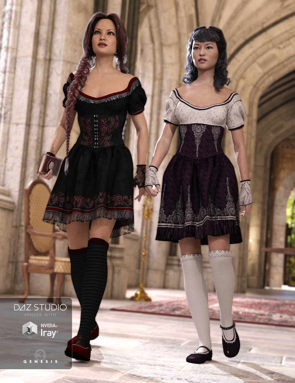 Shadows for Lucid Dream by: Sarsa, 3D Models by Daz 3D