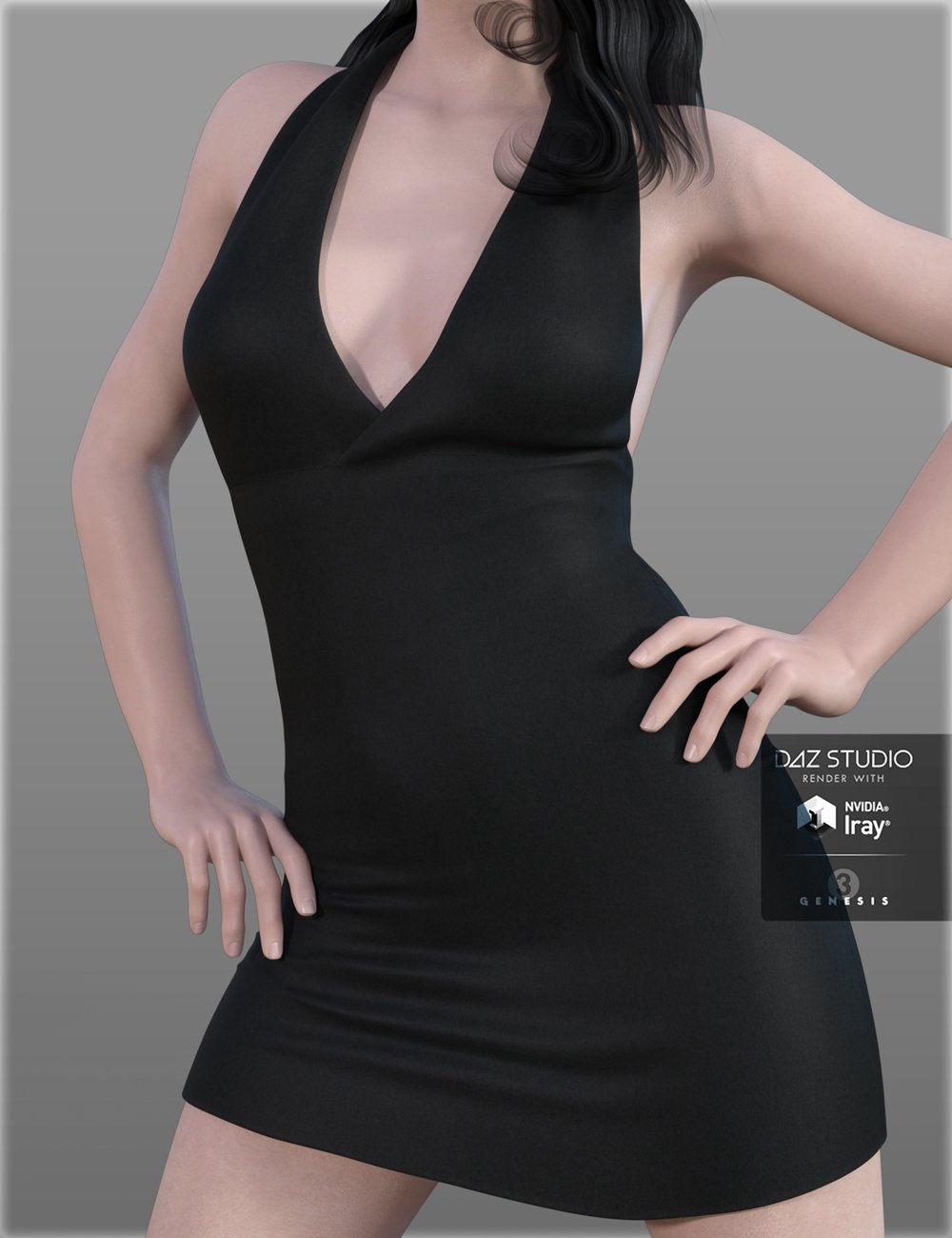 H&C Club Dress B for Genesis 3 Female(s) H&C Club Dress B for Genesis 3 Female(s) by: IH Kang, 3D Models by Daz 3D