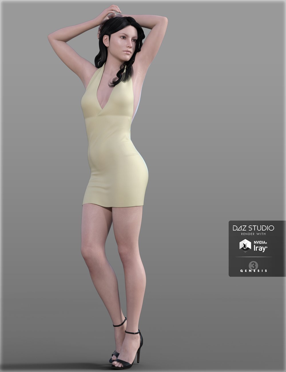 H&C Club Dress B for Genesis 3 Female(s) H&C Club Dress B for Genesis 3 Female(s) by: IH Kang, 3D Models by Daz 3D