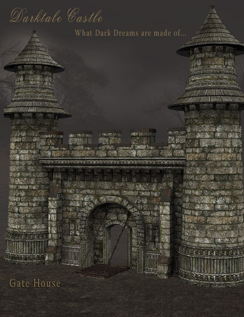 Fairytale Collection - Darktale Castle by: LaurieS, 3D Models by Daz 3D