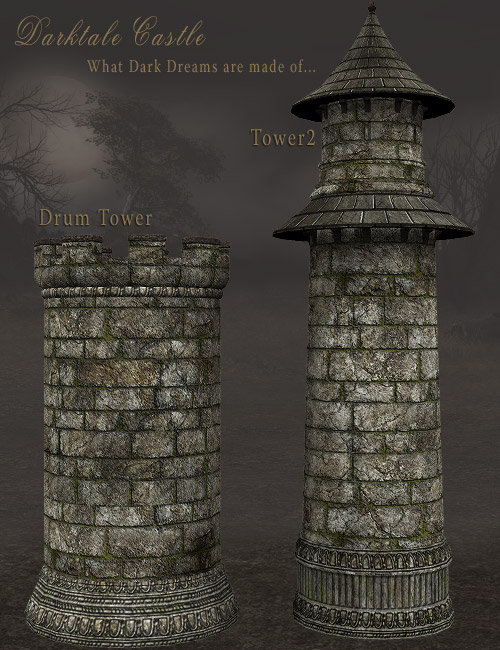 Fairytale Collection - Darktale Castle Fairytale Collection - Darktale Castle by: LaurieS, 3D Models by Daz 3D
