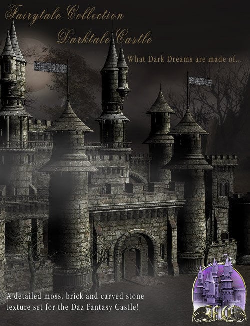 Fairytale Collection - Darktale Castle by: LaurieS, 3D Models by Daz 3D