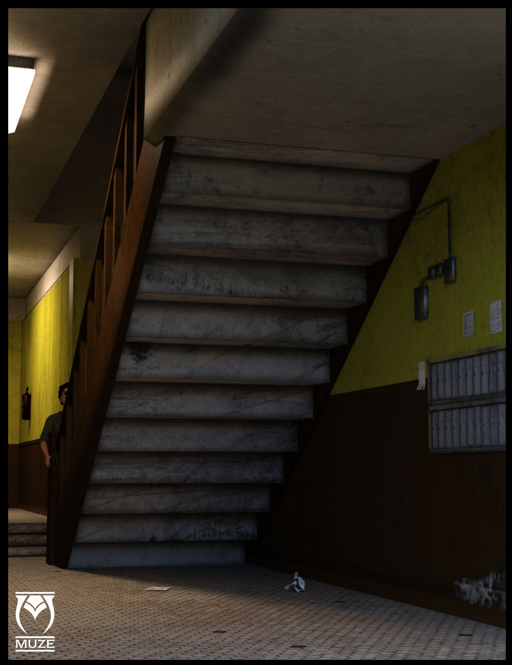 Shadowed Halls by: Muze, 3D Models by Daz 3D