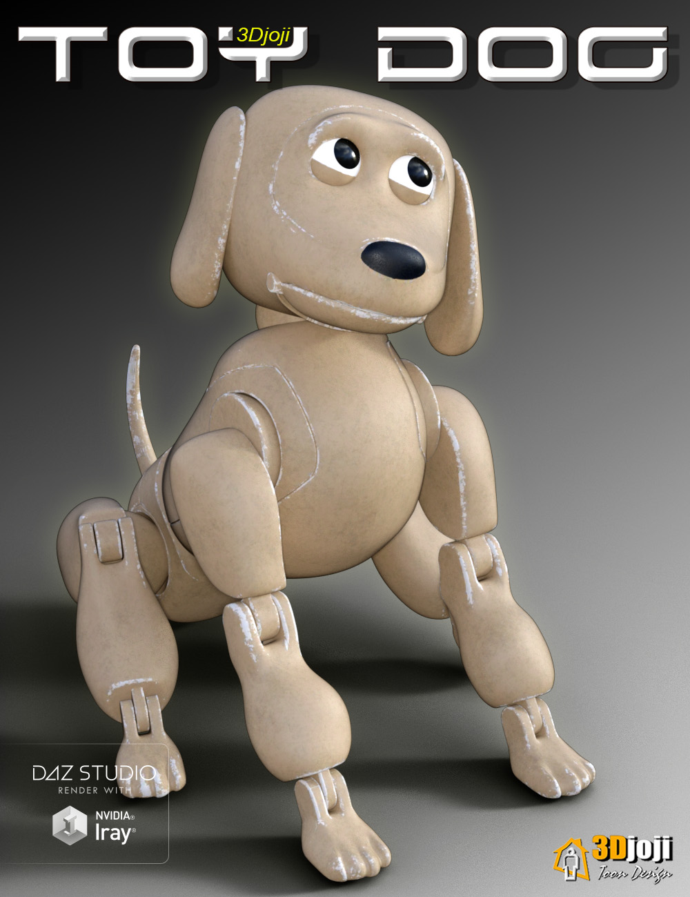 Toy Dog Daz 3D