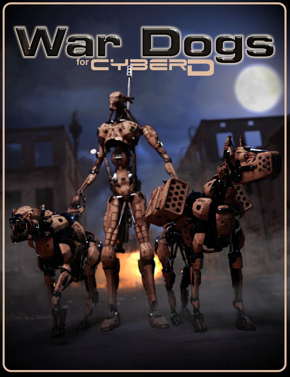 War Dogs for CyberD by: DzFire, 3D Models by Daz 3D
