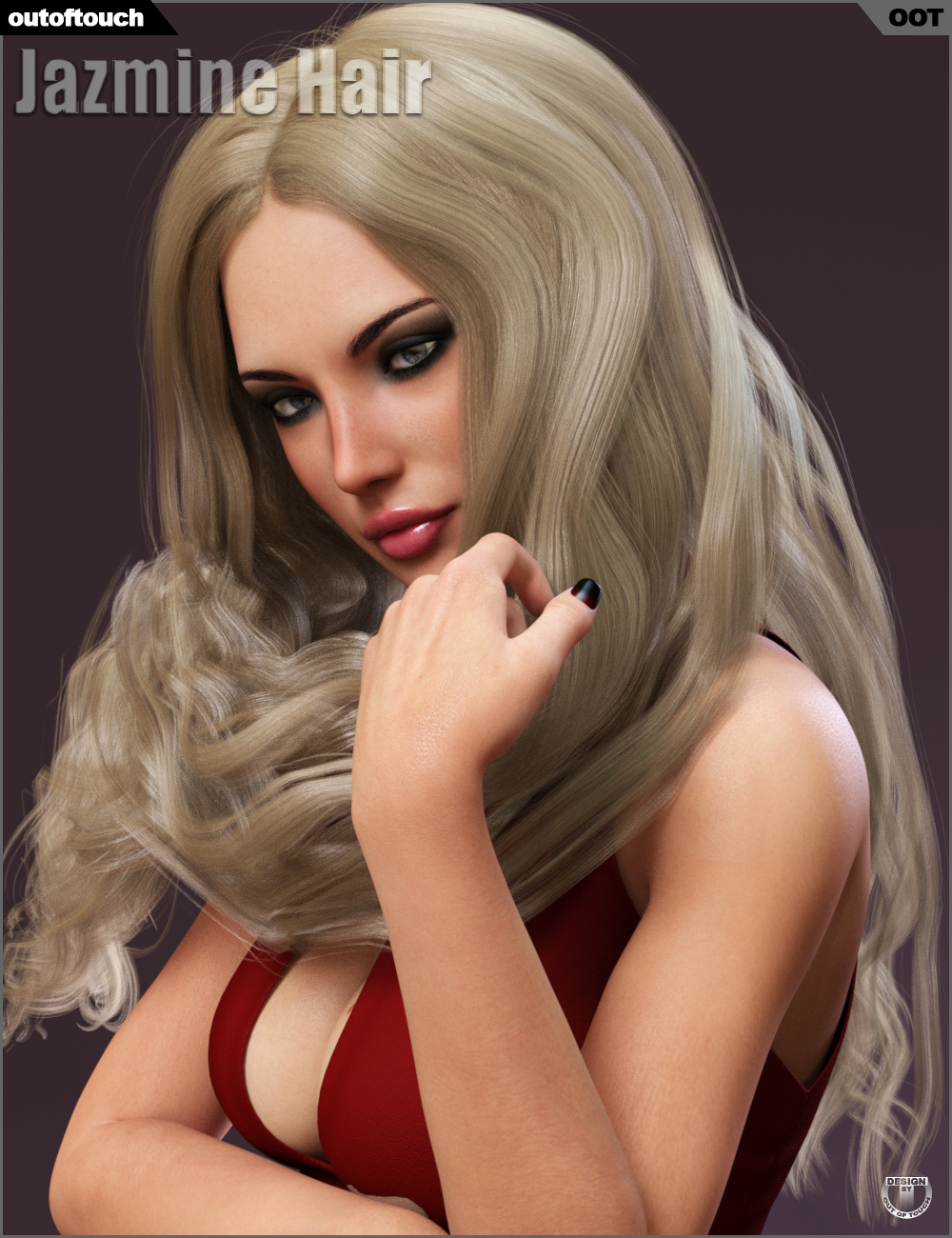 Jazmine Hair Jazmine Hair by: outoftouch, 3D Models by Daz 3D