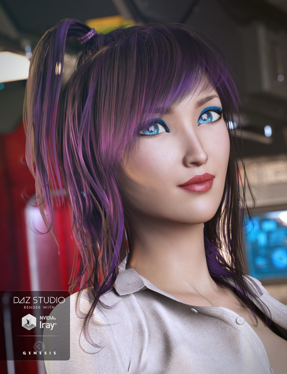 Tra La La Hair for Genesis 3 Female(s) by: goldtassel, 3D Models by Daz 3D