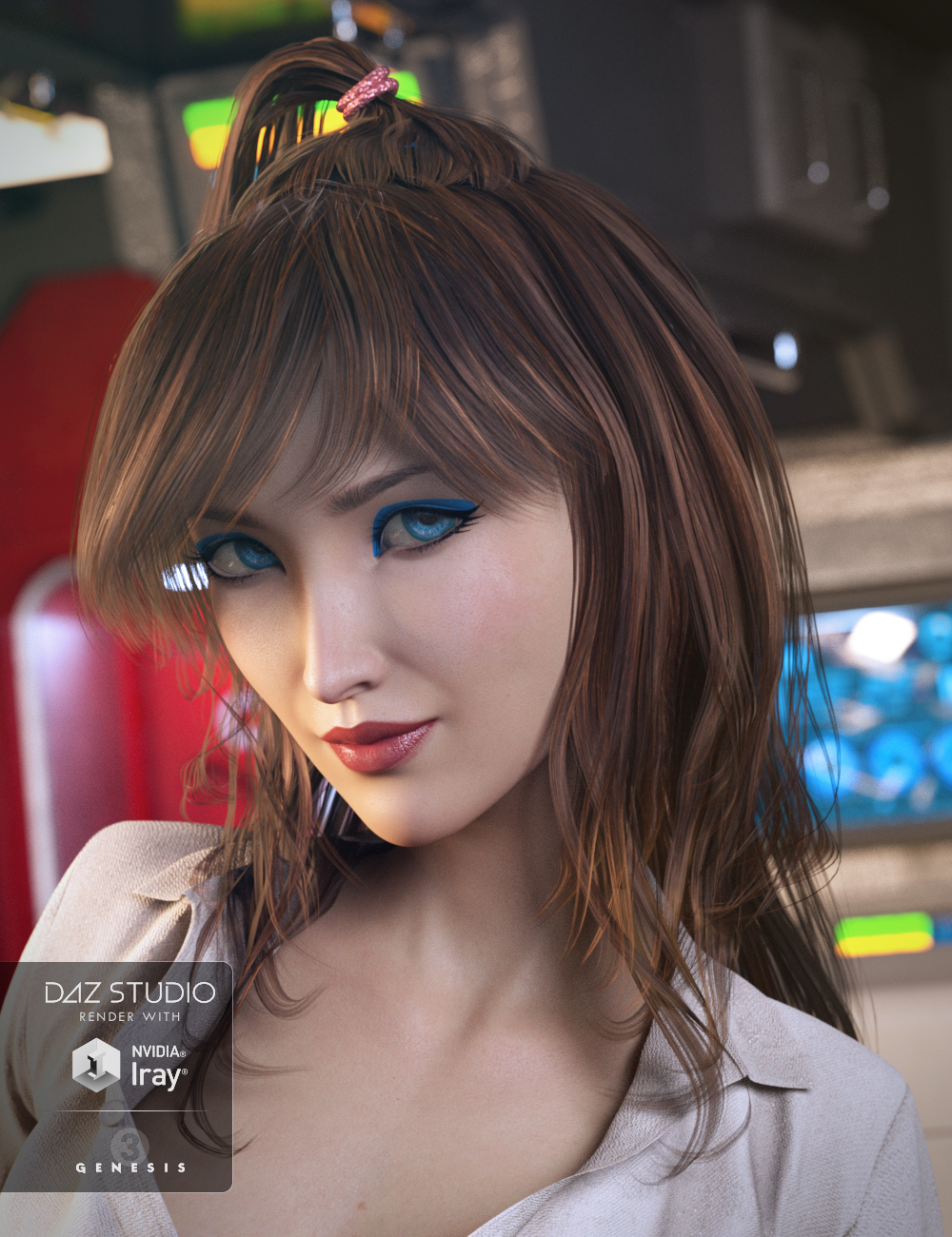 Tra La La Hair for Genesis 3 Female(s) by: goldtassel, 3D Models by Daz 3D