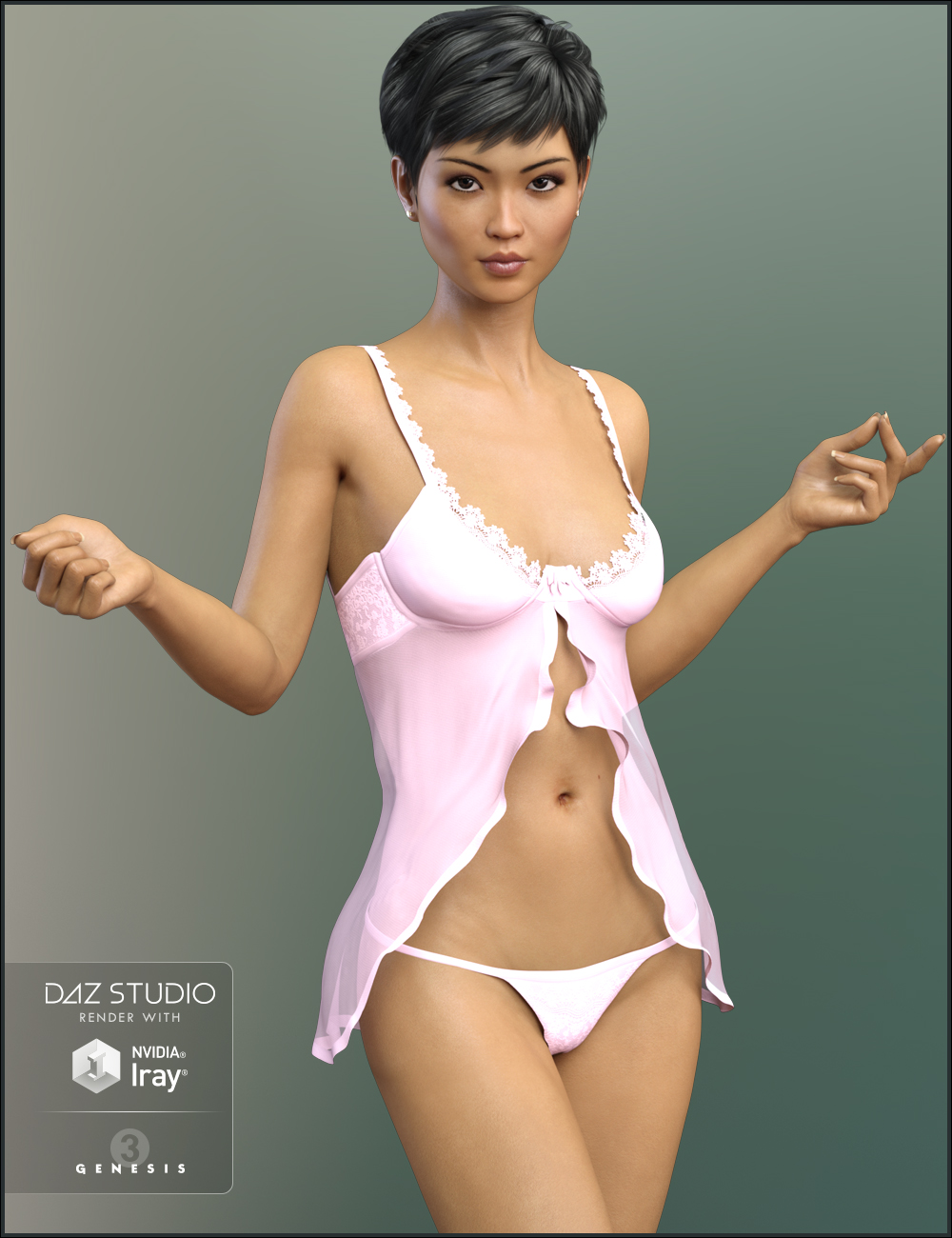 FWKJ Lien HD for Mei Lin 7 by: Fred Winkler ArtKayjay, 3D Models by Daz 3D