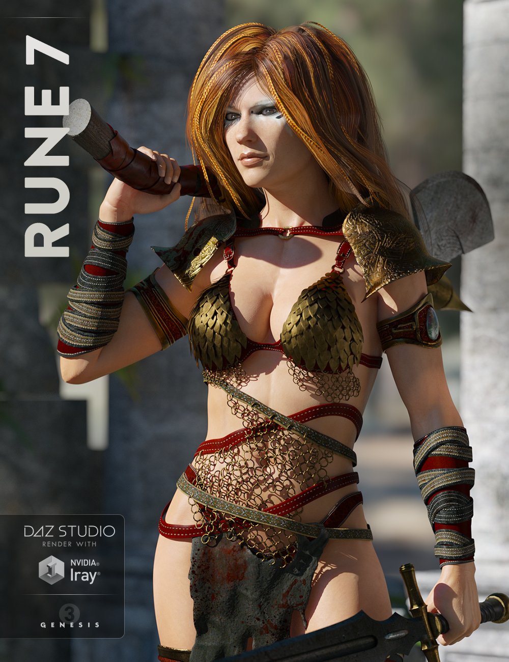 Rune 7 by: , 3D Models by Daz 3D
