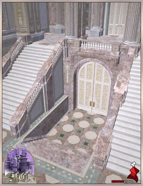 Fairytale Collection - Palace Entrance Fairytale Collection - Palace Entrance by: , 3D Models by Daz 3D