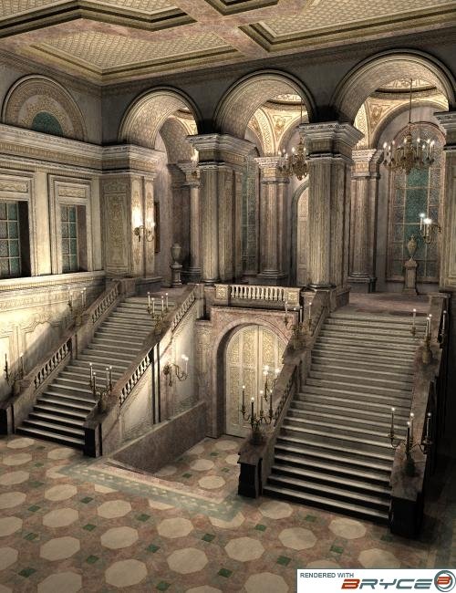 Fairytale Collection - Palace Entrance by: , 3D Models by Daz 3D