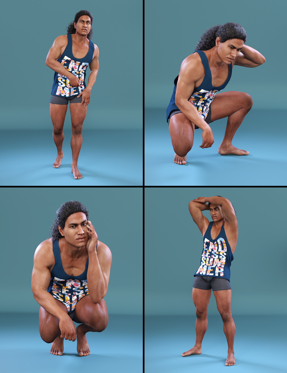 i13 Kimo 7 Pose Collection i13 Kimo 7 Pose Collection by: ironman13, 3D Models by Daz 3D