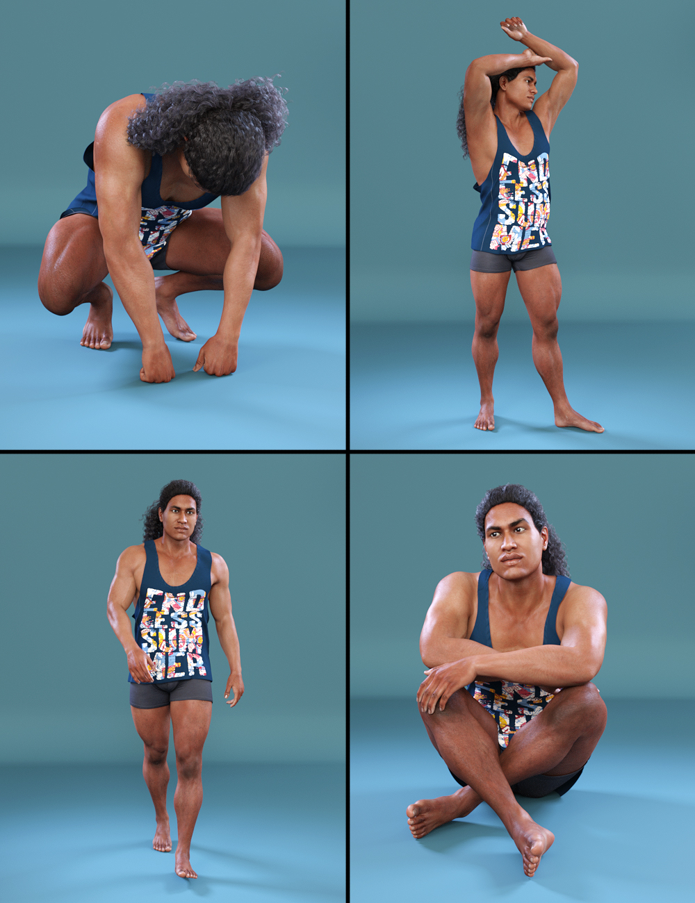 i13 Kimo 7 Pose Collection i13 Kimo 7 Pose Collection by: ironman13, 3D Models by Daz 3D