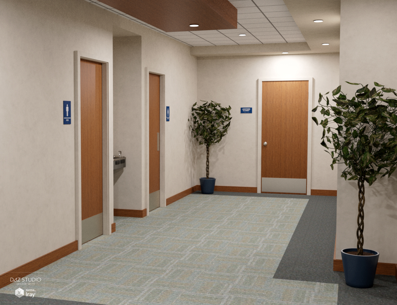Medical Center Waiting Room by: SloshWerks, 3D Models by Daz 3D