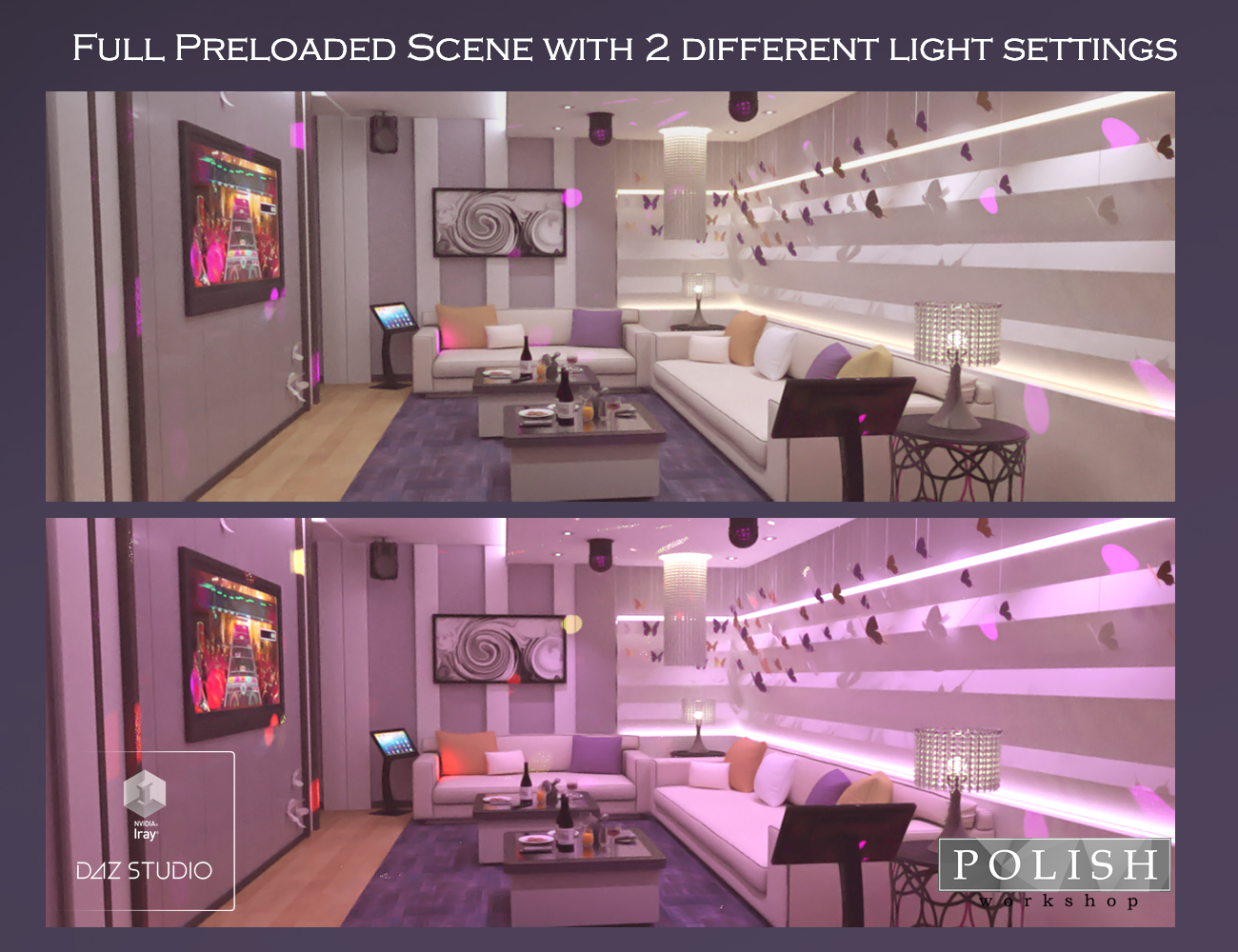 KTV Party Room by: Polish, 3D Models by Daz 3D