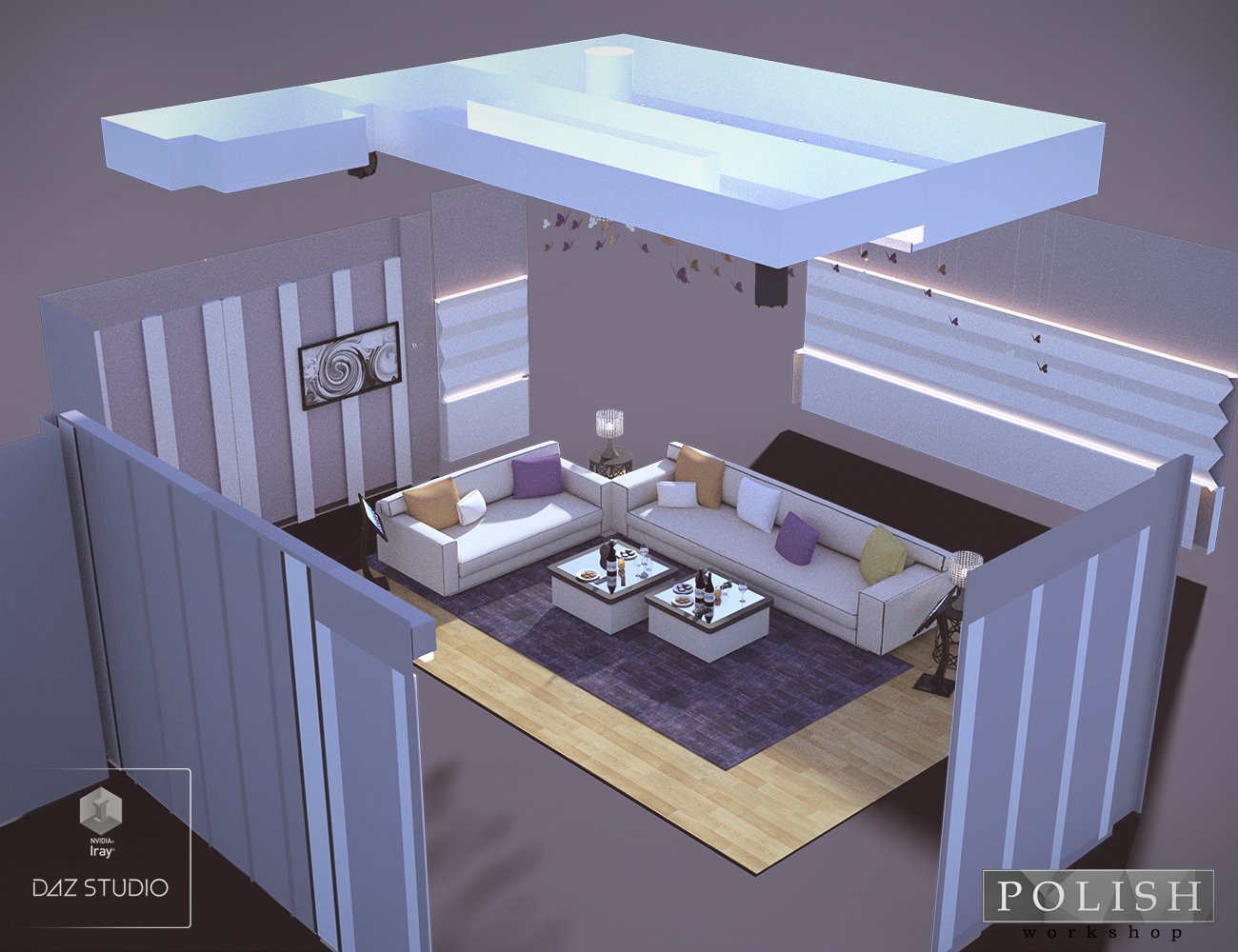 KTV Party Room KTV Party Room by: Polish, 3D Models by Daz 3D