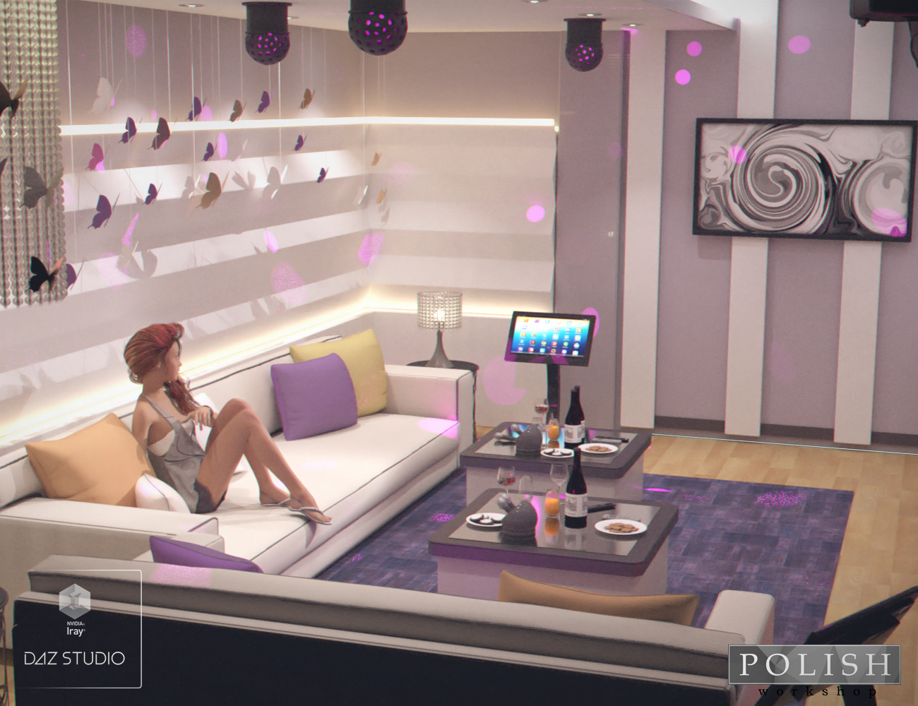 KTV Party Room KTV Party Room by: Polish, 3D Models by Daz 3D