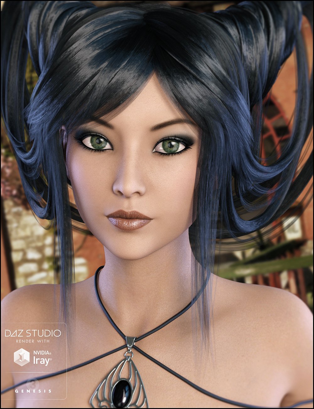 Natsuko for Aiko 7 by: DemonicaEviliusJessaii, 3D Models by Daz 3D