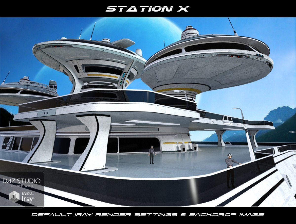 Station X Station X by: Kibarreto, 3D Models by Daz 3D
