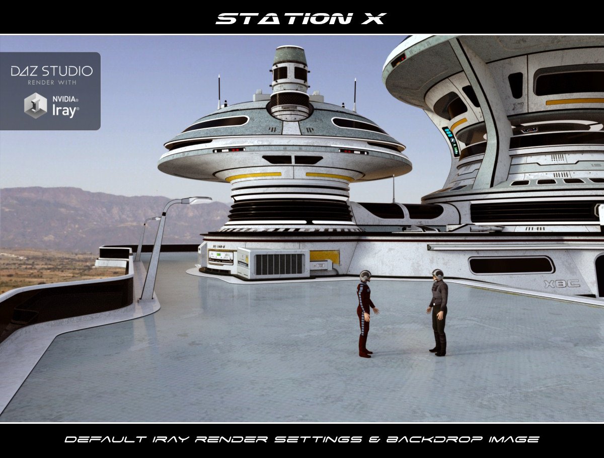Station X by: Kibarreto, 3D Models by Daz 3D