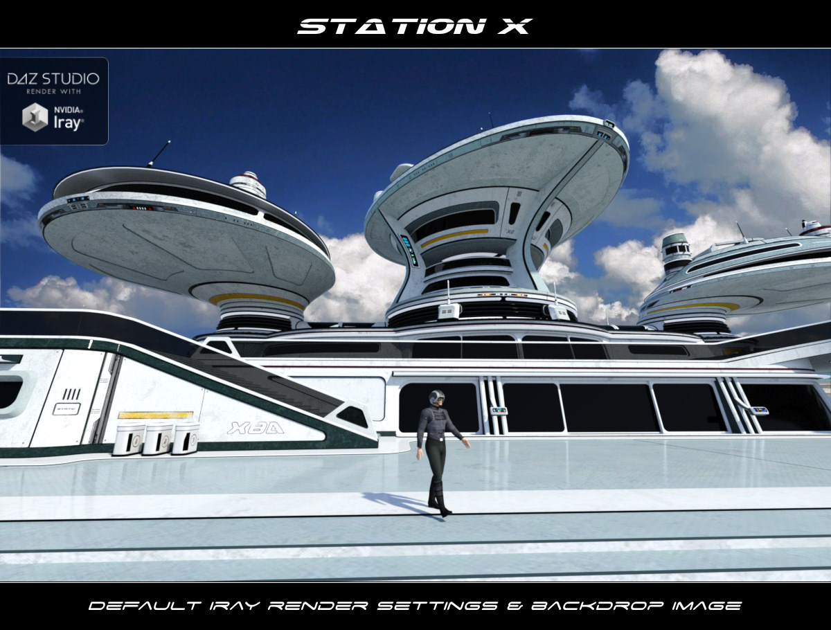 Station X by: Kibarreto, 3D Models by Daz 3D