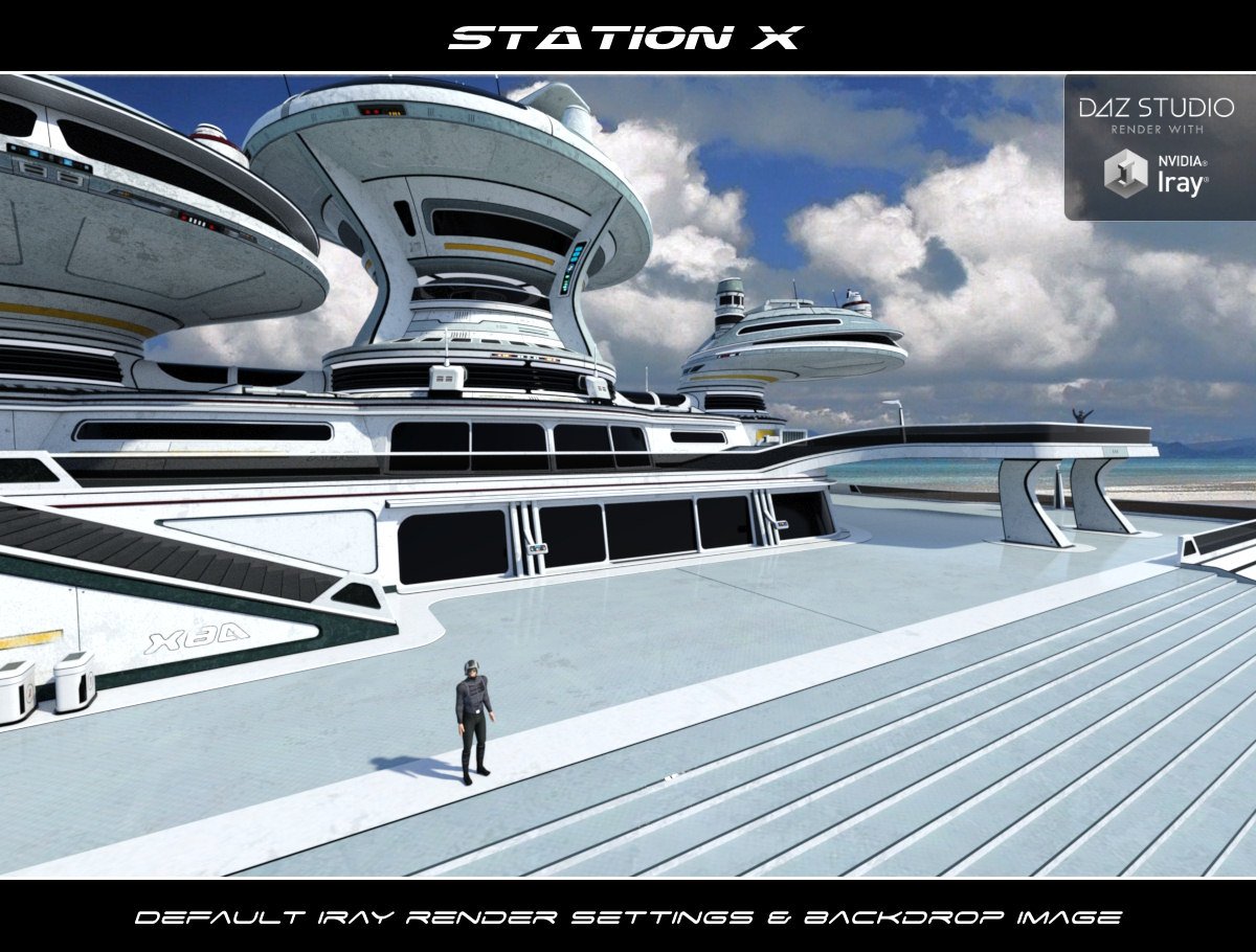 Station X Station X by: Kibarreto, 3D Models by Daz 3D