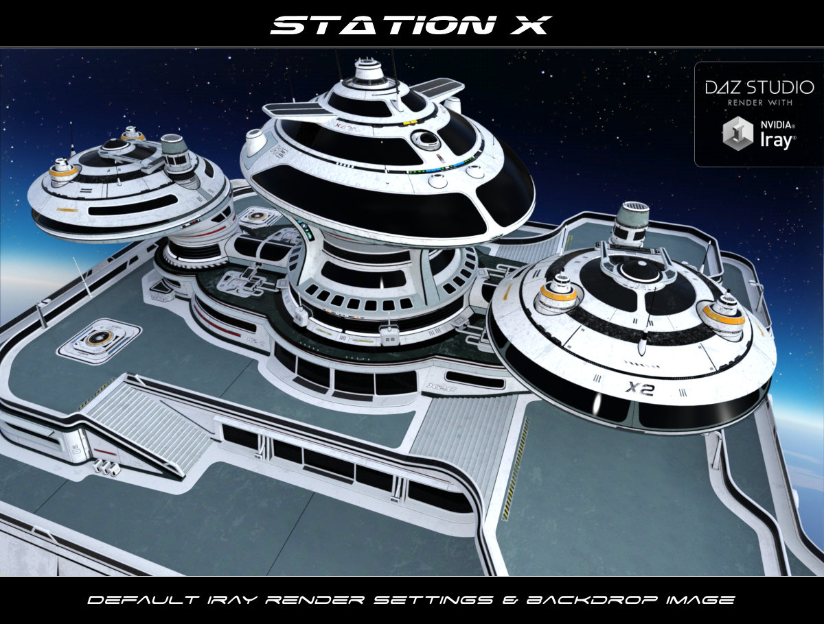 Station X Station X by: Kibarreto, 3D Models by Daz 3D