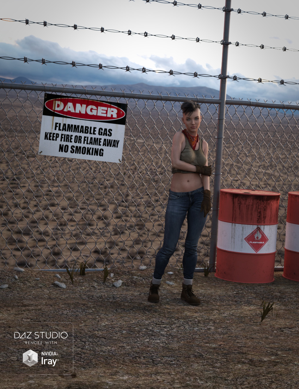 Restricted Zone by: , 3D Models by Daz 3D