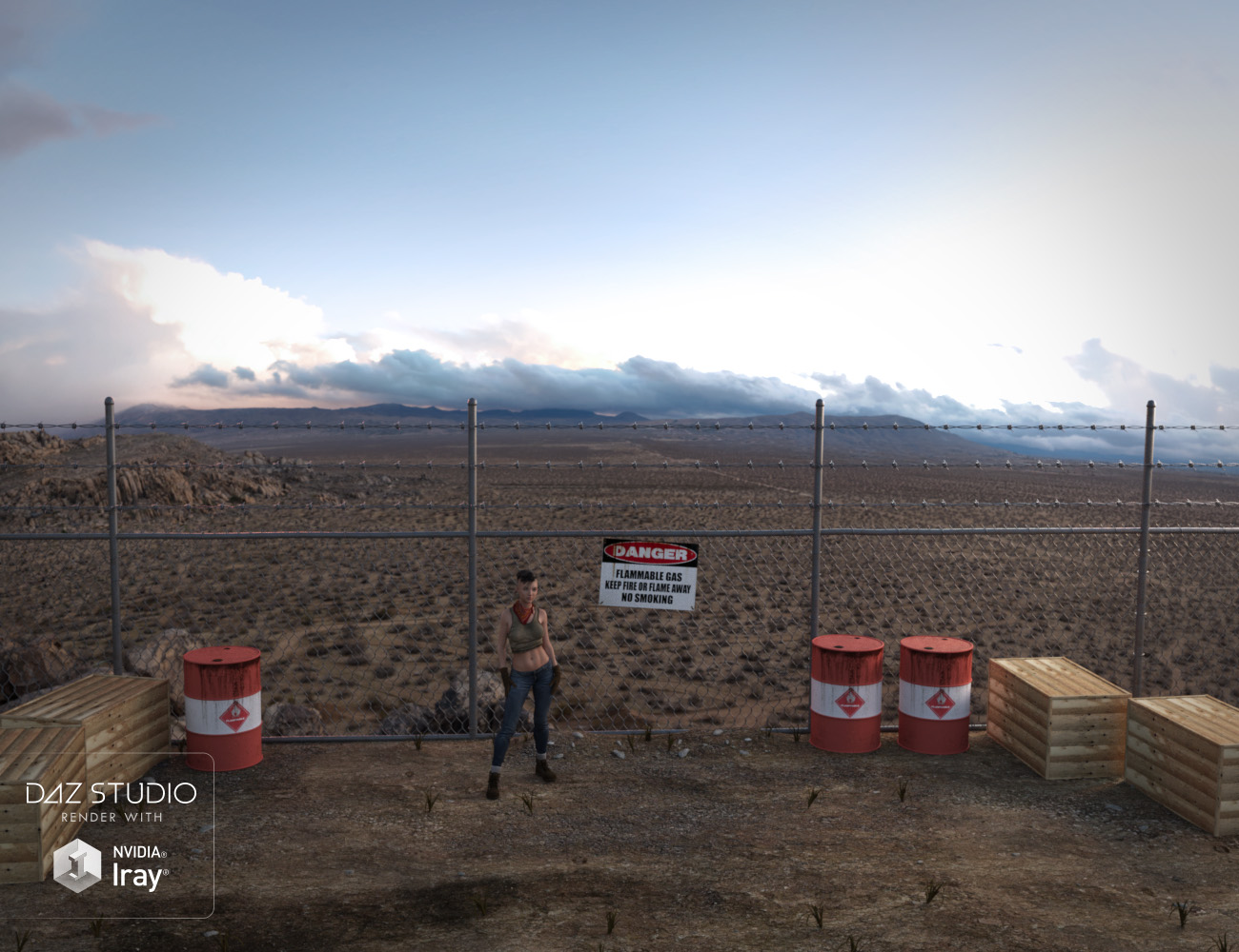 Restricted Zone by: , 3D Models by Daz 3D