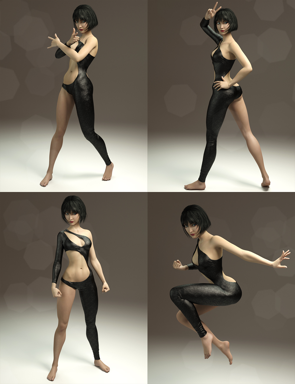 Fight Like a Girl Poses for Aiko 7 Fight Like a Girl Poses for Aiko 7 by: Val3dart, 3D Models by Daz 3D