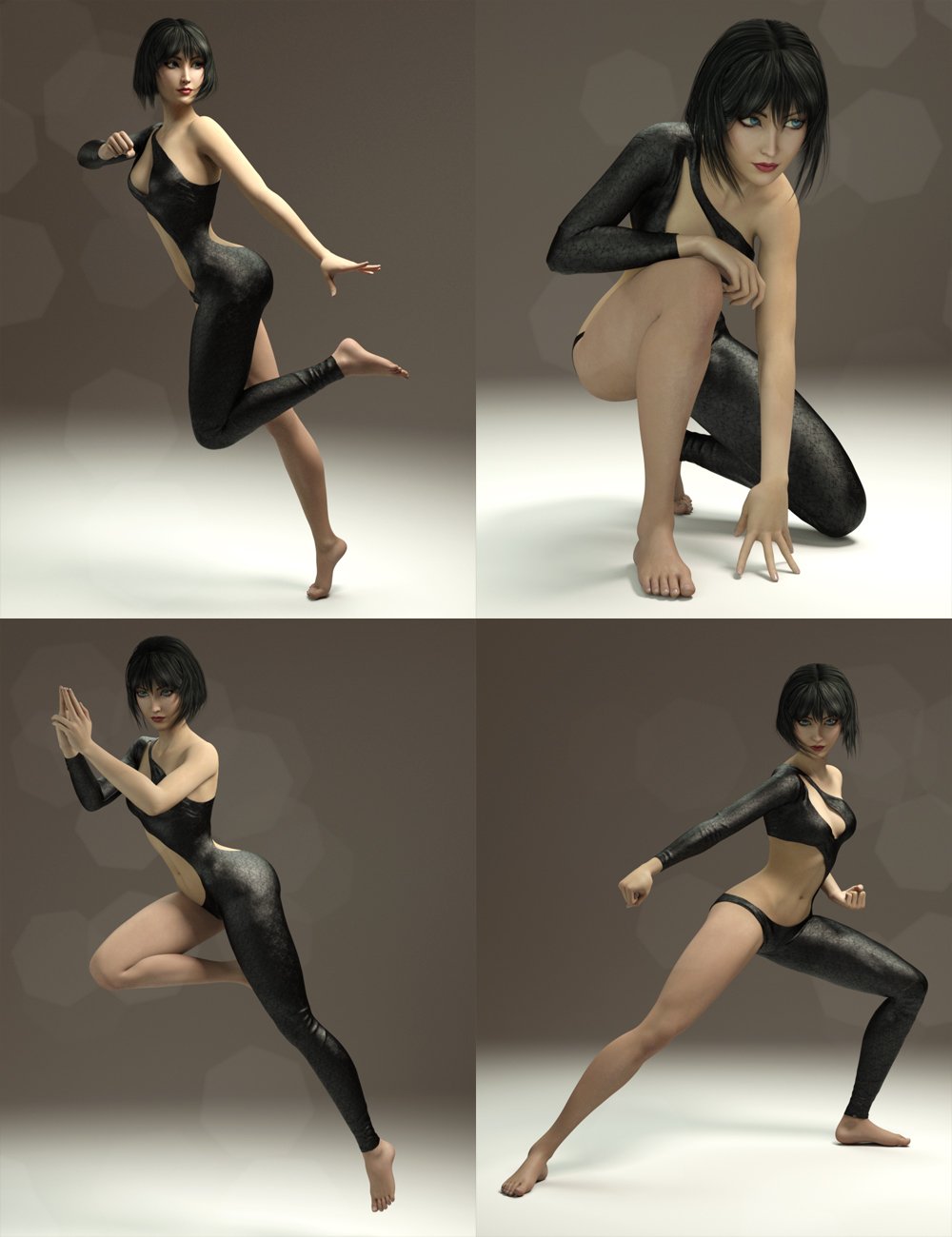 Fight Like a Girl Poses for Aiko 7 Fight Like a Girl Poses for Aiko 7 by: Val3dart, 3D Models by Daz 3D