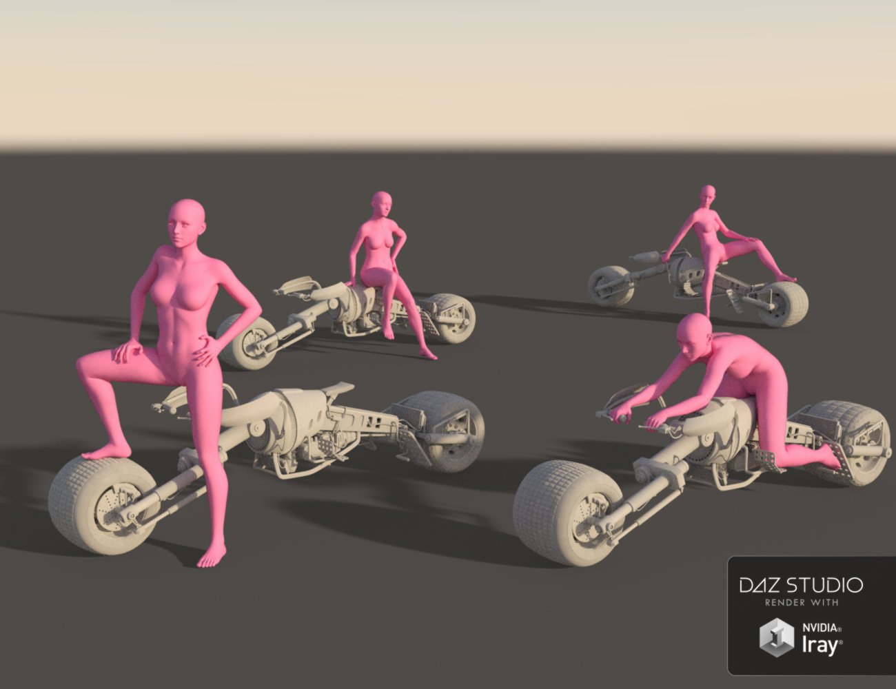 Super Bike by: Mely3D, 3D Models by Daz 3D