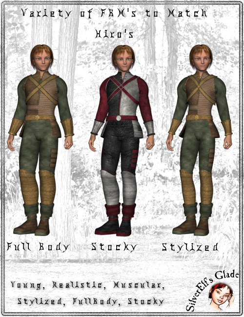 Hiro of the Woods Hiro of the Woods by: , 3D Models by Daz 3D