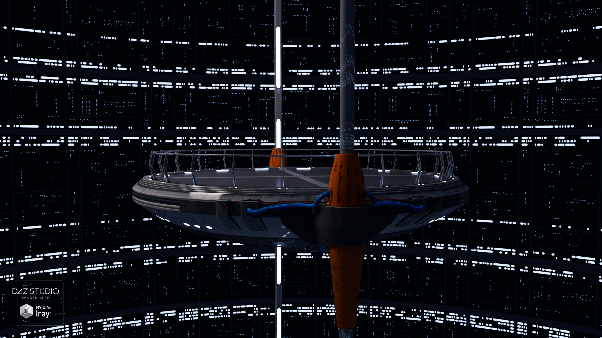 Sci-Fi Elevator Sci-Fi Elevator by: Andrey Pestryakov, 3D Models by Daz 3D