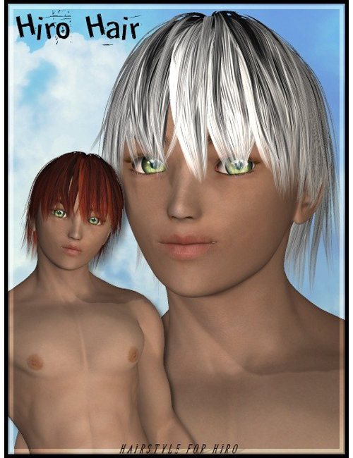 Hiro Hair by: Xena, 3D Models by Daz 3D